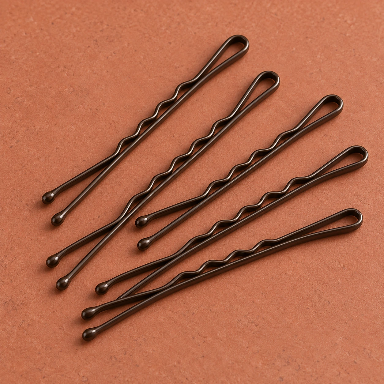 Goody SlideProof brunette bobby pins, 48 count, illustration of this kind of item