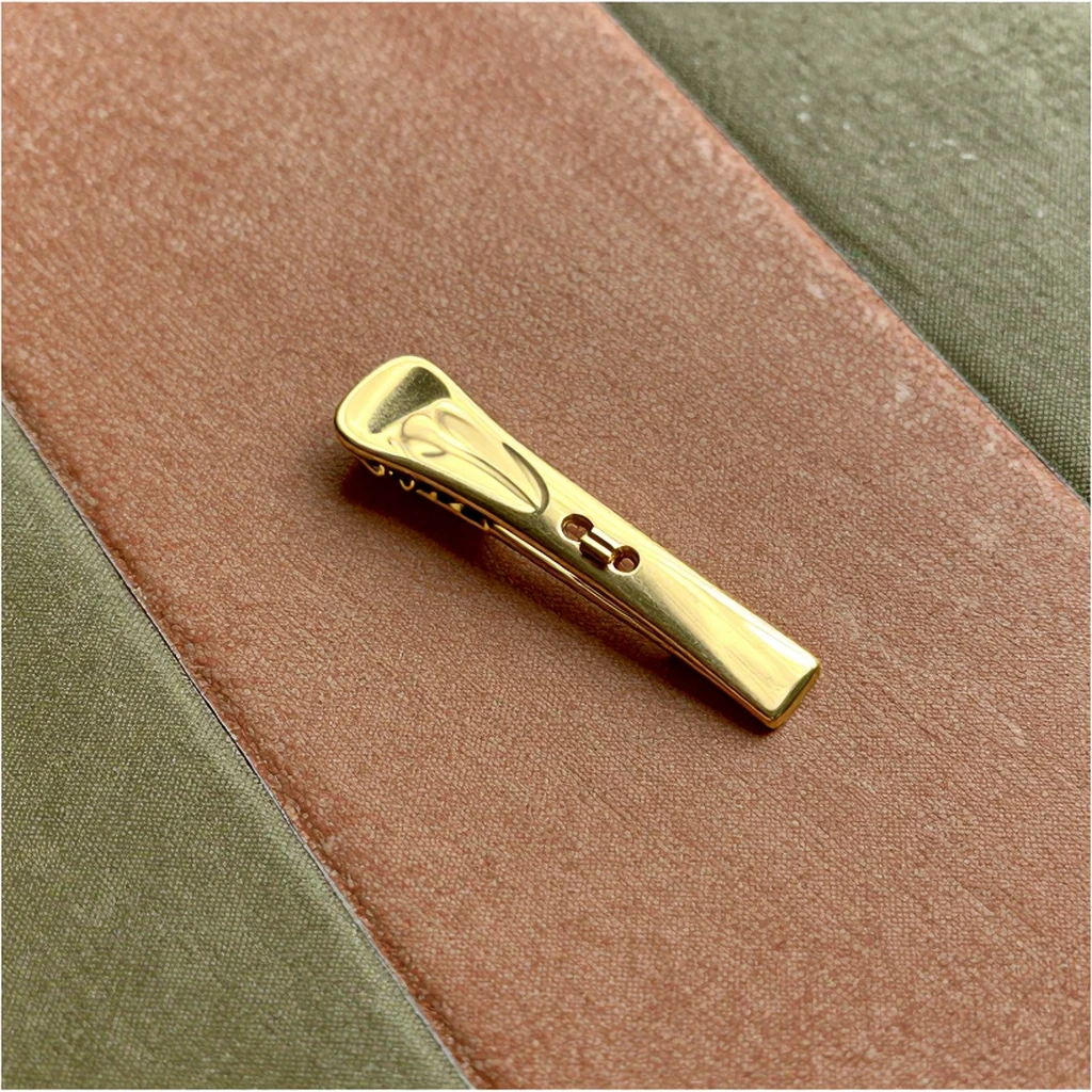 Gold-tone 2-inch metal snap hair clips, 120 pack, illustration of this kind of item