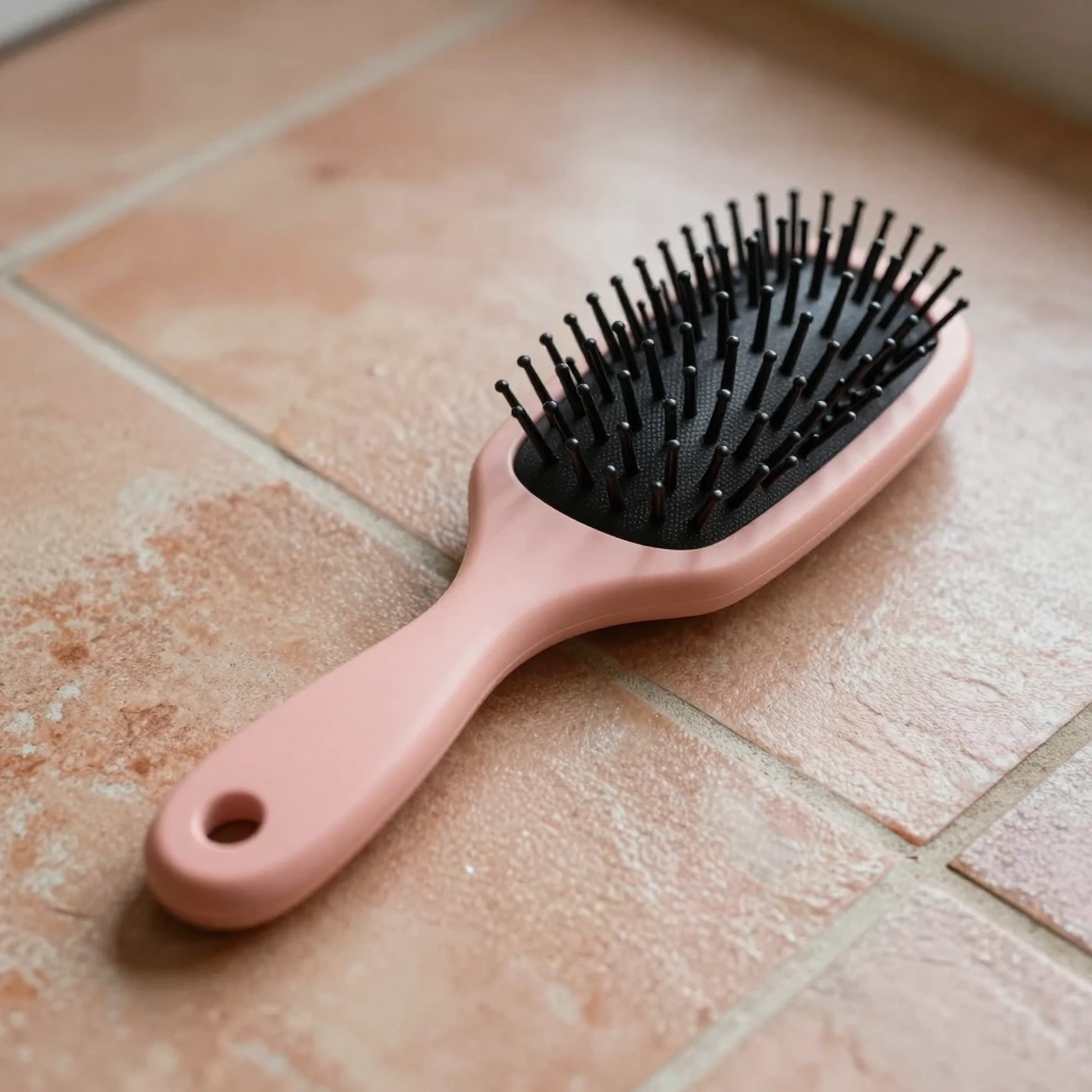 Wet Brush Original Detangler, Pink Frost, illustration of this kind of item