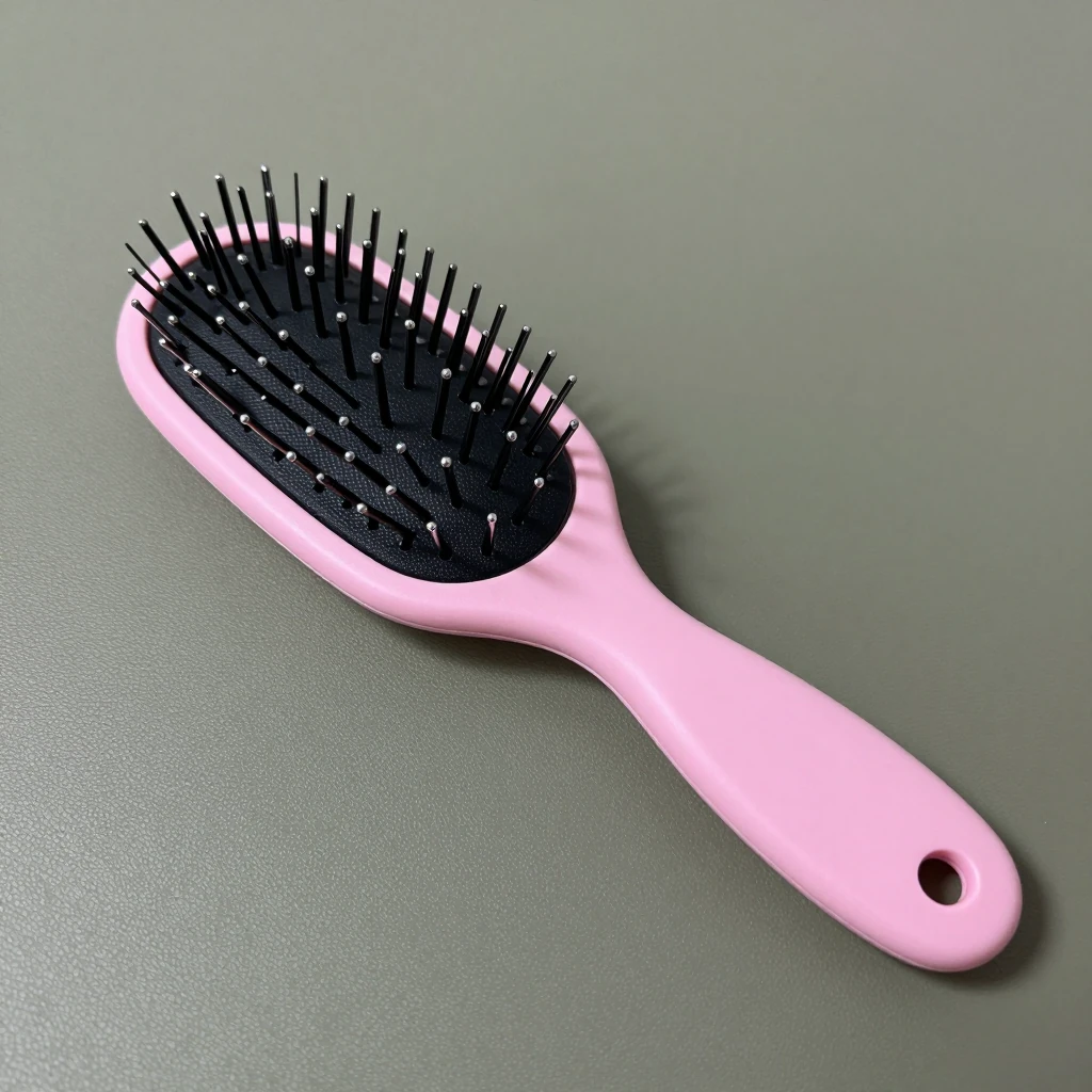 RED by Kiss Mini wig brush with stainless steel pins, illustration of this kind of item